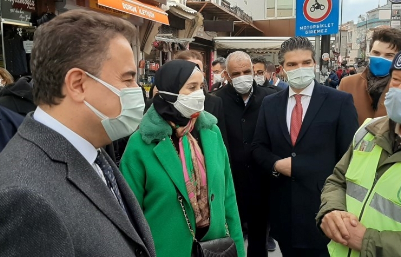 DEVA PARTİSİ GENEL BAŞKANI ALİ BABACAN ÇANAKKALE' DE ESNAFI ZİYARET ETTİ