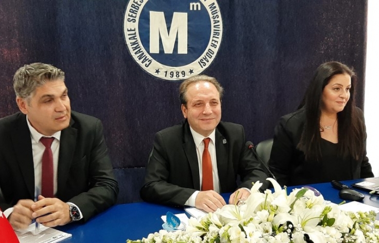 ÇANAKKALE MUHASEBECİLER ODASINDA ALACAOĞLU BAŞKAN ADAYLIĞINI AÇIKLADI