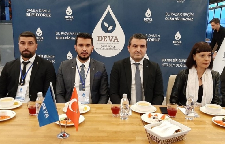 DEVA PARTİSİNDE MERKEZ İLÇE YÖNETİM KURULUNDA GÖREV DAĞILIMI YAPILDI