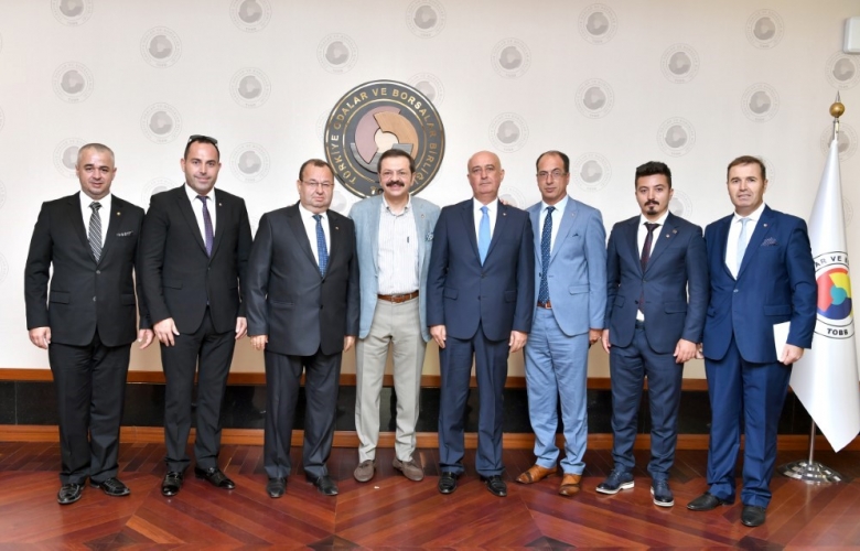 BİGA TSO’DAN TOBB BAŞKANI’NA ZİYARET