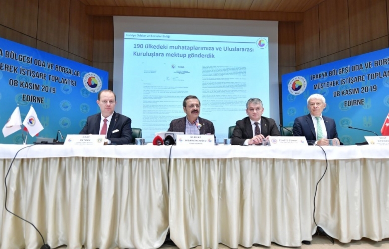 ÜZEN TRAKYA BÖLGESİ ODA VE BORSALAR MÜŞTEREK İSTİŞARE TOPLANTISI’NA KATILDI