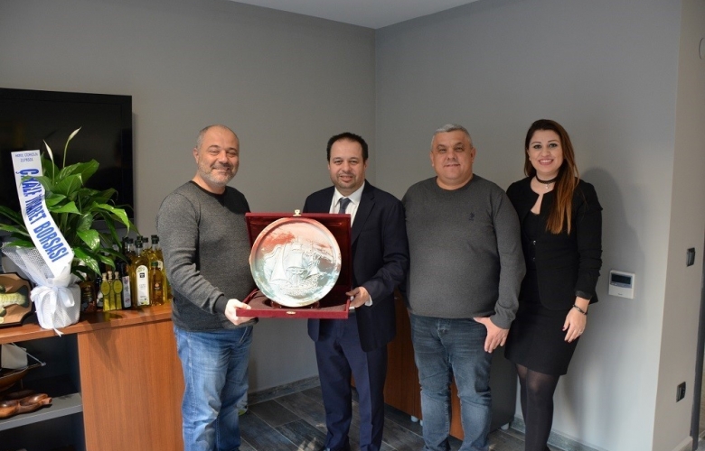 ÇTB YÖNETİM KURULU’ DAN KALE GIDA A.Ş.  YÖNETİM KURULU BAŞKANI ÜZEN’E ZİYARET