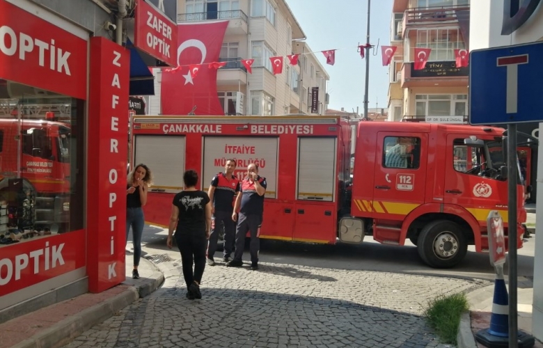 SÖNMEYEN OCAĞI İÇİN İTFAİYEYİ AYAĞA KALDIRDI