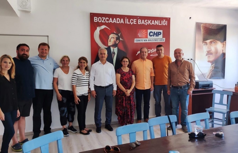 BOZCAADA CHP BAŞKANINI SEÇTİ
