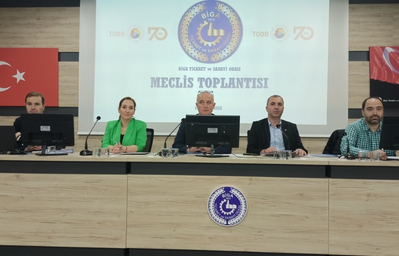BİGA TSO’DA SEÇİMDEN SONRAKİ İLK MECLİS TOPLANTISI YAPILDI