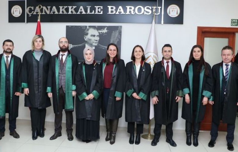 ÇANAKKALE BAROSU’NDAN  RUHSAT TÖRENİ