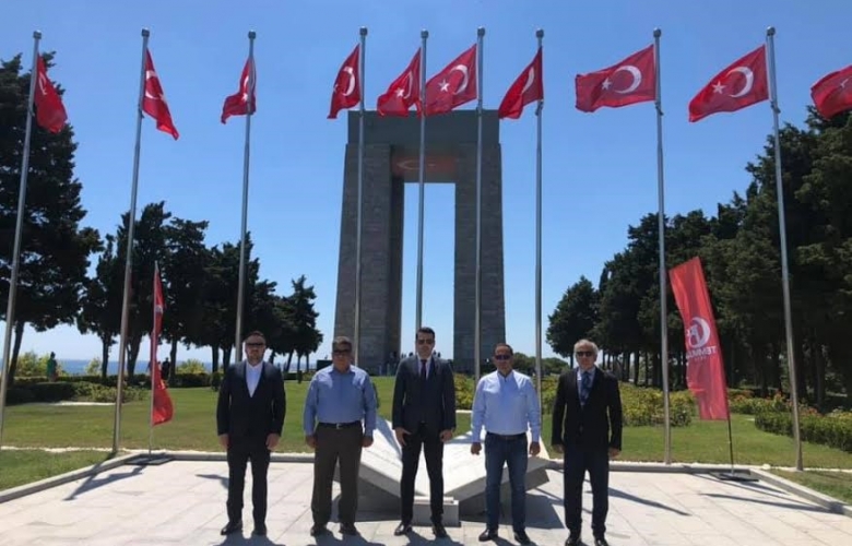 KARACA ŞEHİTLİKLERİ ZİYARET ETTİ