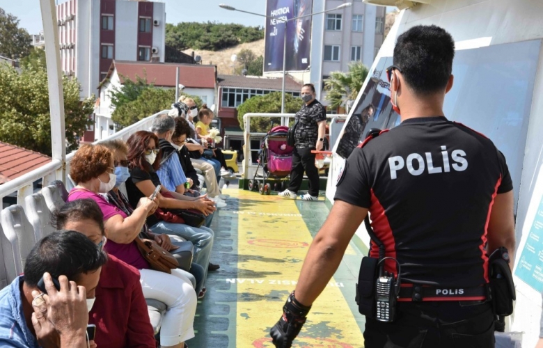 GESTAŞ’A AİT GEMİLERDE MASKE DENETİMİ