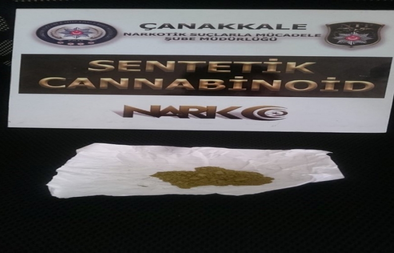 Çanakkale'de uyuşturucu veya uyarıcı madde ticareti ve imalatından 2 kişi tutuklandı