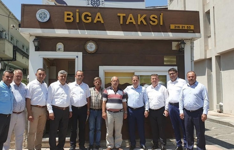 ESNAF ODALARI BAŞKANLARI BİGA'DA SORUNLARI DİNLEDİ