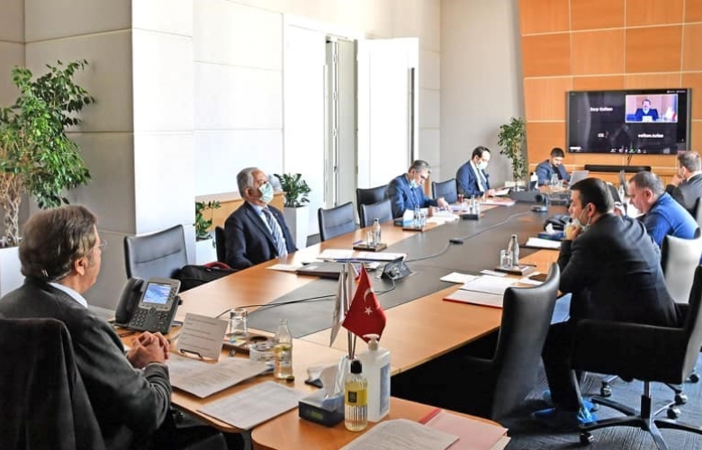 ÜZEN TELEKONFERANSLA TOBB BAŞKANLAR TOPLANTISINA KATILDI