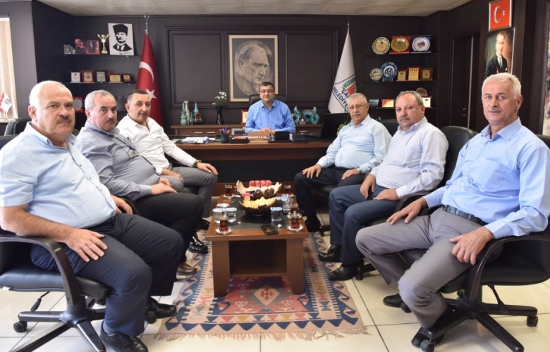 ÖZ, STK TEMSİLCİLERİ  VE MAHALLE MUHTARLARLA BİR ARAYA GELDİ