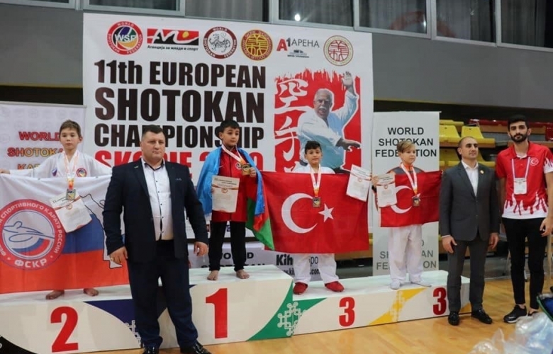 ÇAN BELEDİYESİ KARATE KULÜBÜ AVRUPA’DA ÖDÜLE DOYMUYOR