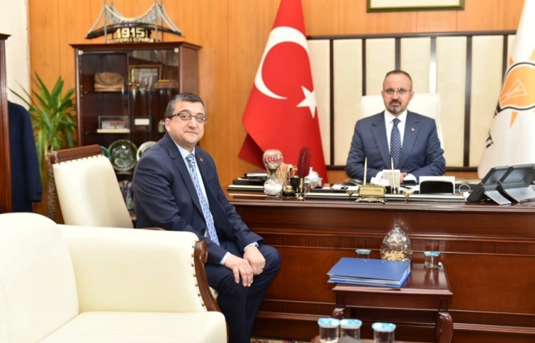 BAŞKAN ÖZ’DEN ÇANAKKALE MİLLETVEKİLLERİNE ZİYARET