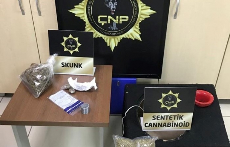 BİGA VE LAPSEKİ’ DE  UYUŞTURUCU OPERASYONU