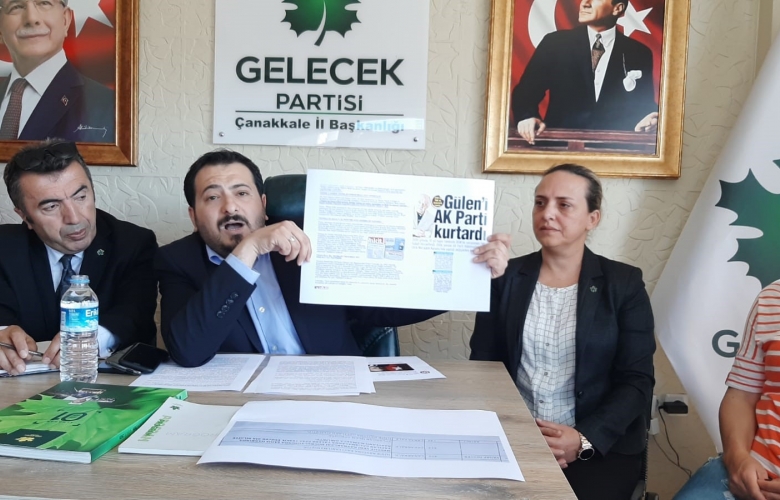 ÖZSÜER “ BEN FETO ARTIĞI DEĞİLİM, "DENİZE DÖKECEĞİZ" İFADESİNİ DE KULLANMADIM”