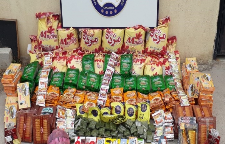 GÜMRÜK KAÇAĞI MALLARA YAPILAN OPERASYON İLE EL KONULDU