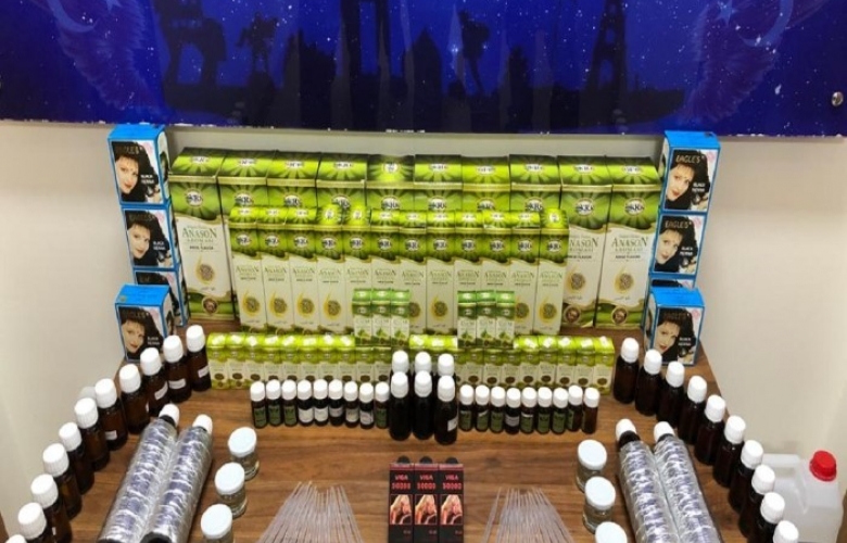 KAÇAK ALKOL ÜRETİM MALZEMELERİ DÜZENLENEN OPERASYONLA ELE GEÇİRİLDİ