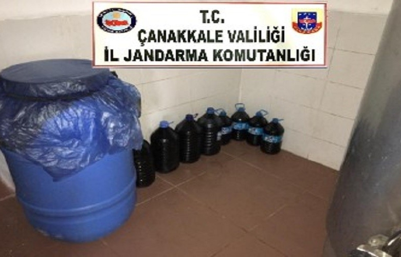 KAÇAK ALKOL ÜRETEN VE SATAN ŞAHIS YAKALANDI