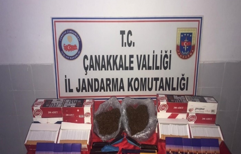ÇANAKKALE JANDARMA KOMUTANLIĞI OPERASYONDA 138 KİLO UYUŞTURUCU ELE GEÇİRİLDİ