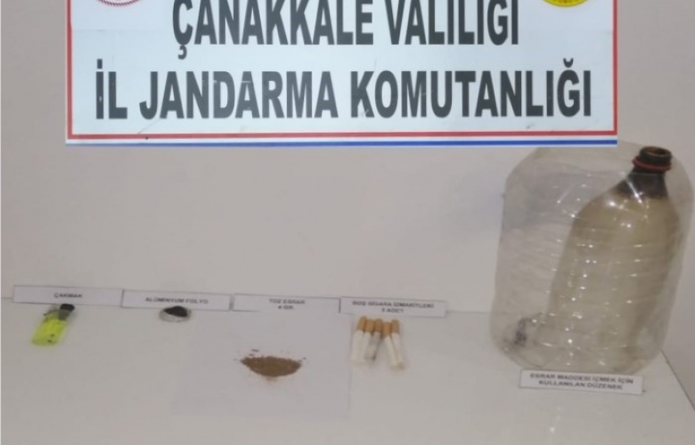 ÇANAKKALE JANDARMA KOMUTANLIĞINDAN UYUŞTURUCU OPERASYONU