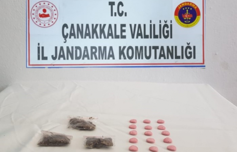 ÇANAKKALE İL JANDARMA KOMUTANLIĞI UYUŞTURUCU TİCARETİNE GEÇİT VERMİYOR