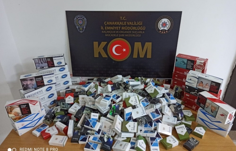 EMNİYET KUVVETLERİ KAÇAK SİGARAYA GEÇİT VERMİYOR