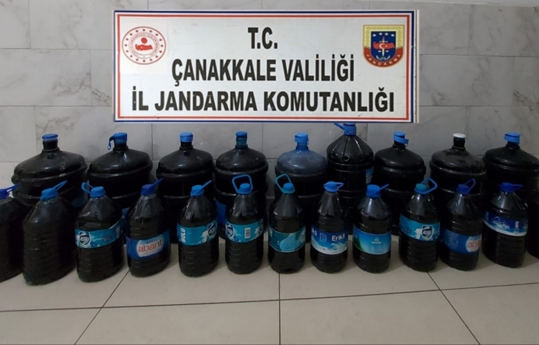 ERENKÖY’DE 240 LİTRE KAÇAK ALKOLE JANDARMA TARAFINDAN EL KONULDU