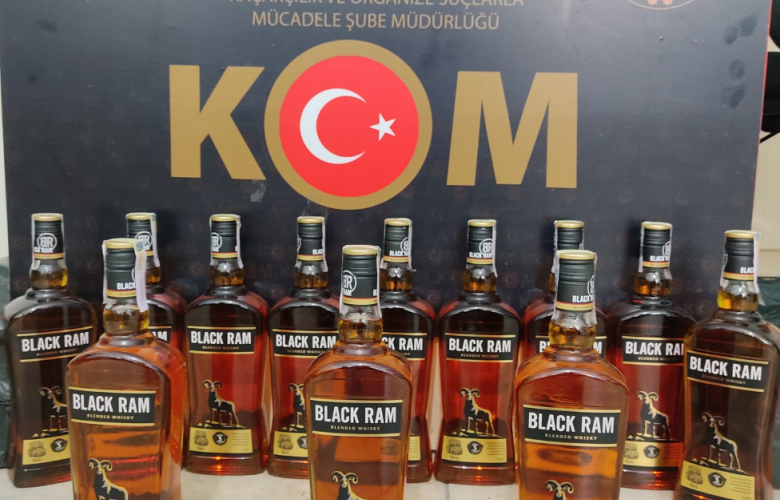 GÜMRÜK KAÇAĞI ALKOLLÜ İÇKİLERE EL KONDU
