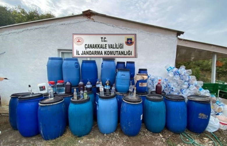 JANDARMA KAÇAK ŞARAPLARA EL KONDU