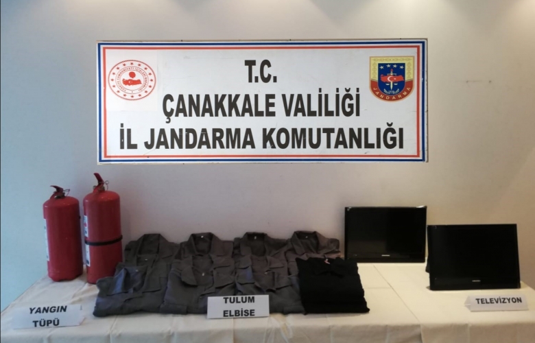 ÇOMÜ DARDANOS YERLEŞKESİNDEN HIRSIZLIK YAPAN ŞAHISLAR JANDARMA TARAFINDFAN YAKALANDI