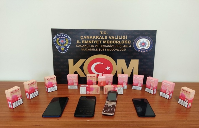GÜMRÜK KAÇAĞI ELEKTRONİK SİGARA ELE GEÇİRİLDİ