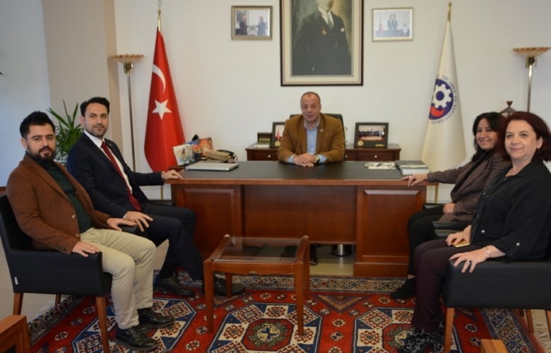 ÇANAKKALE AK PARTİ İL BAŞKANI NAİM MAKAS ÇTSO YÖNETİM KURULU BAŞKANI SEMİZOĞLU’NU ZİYARET ETTİ