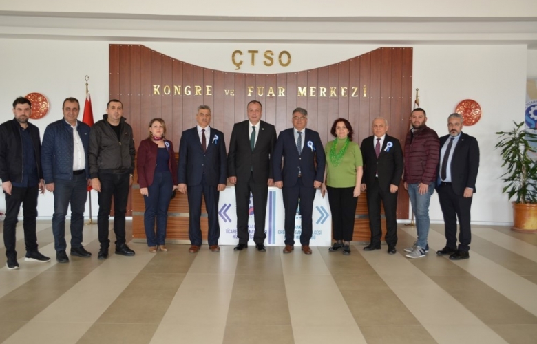 ÇANAKKALE DEFTERDARLIĞI ÇTSO’YU ZİYARET ETTİ