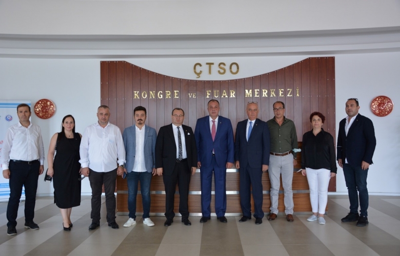 BİGA TİCARET VE SANAYİ ODASI HEYETİNDEN ÇTSO’YA ZİYARET