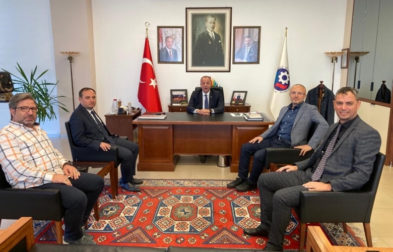 ÇANAKKALE İŞKUR VE SGK İL MÜDÜRLERİ İLE ÇEBİ KİLİT YETKİLİLERİ SEMİZOĞLU’NU ZİYARET ETTİ