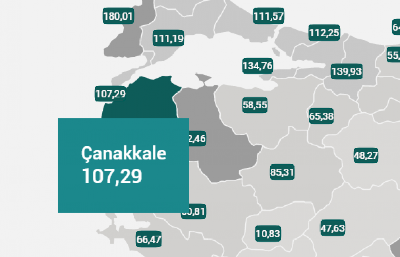ÇANAKKALE ÇOK YÜKSEK RİSKLİ İLLER ARASINA GİRDİ
