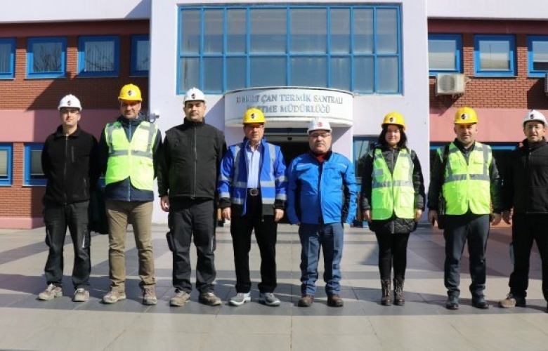 ÇAN TERMİK SANTRALİNDE ELEKTİRİK  ÜRETİM DURDU