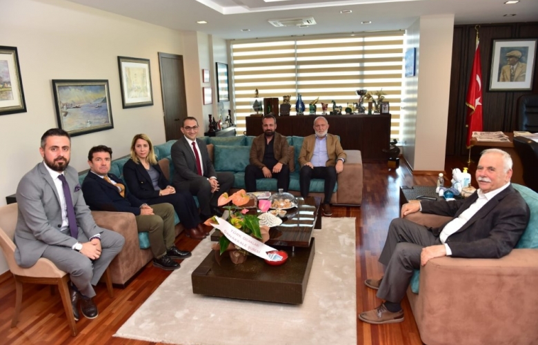 BAŞKAN GÖKHAN KONUKLARINI AĞIRLADI