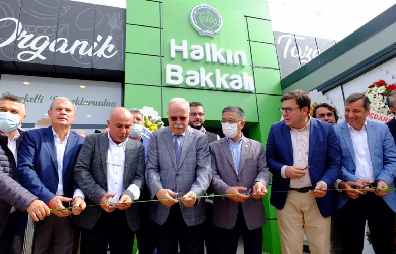 HALK BAKKAL’IN  İKİNCİ ŞUBESİ ESENLER MAHALLESİNDE AÇILDI