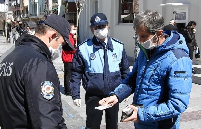 VATANDAŞLARA YAŞ VE MASKE KONTROLÜ