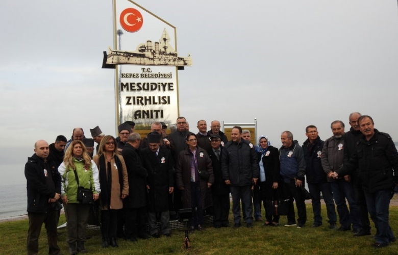 MESUDİYE ZIRHLISI ŞEHİTLERİ ANILDI