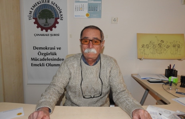 ERGUN “ BİZ DİLENCİ DEĞİLİZ, EMEKLİYİZ” 