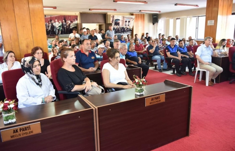 ÇAN BELEDİYE BAŞKAN BÜLENT ÖZ, BELEDİYE PERSONELİYLE BAYRAMLAŞTI             