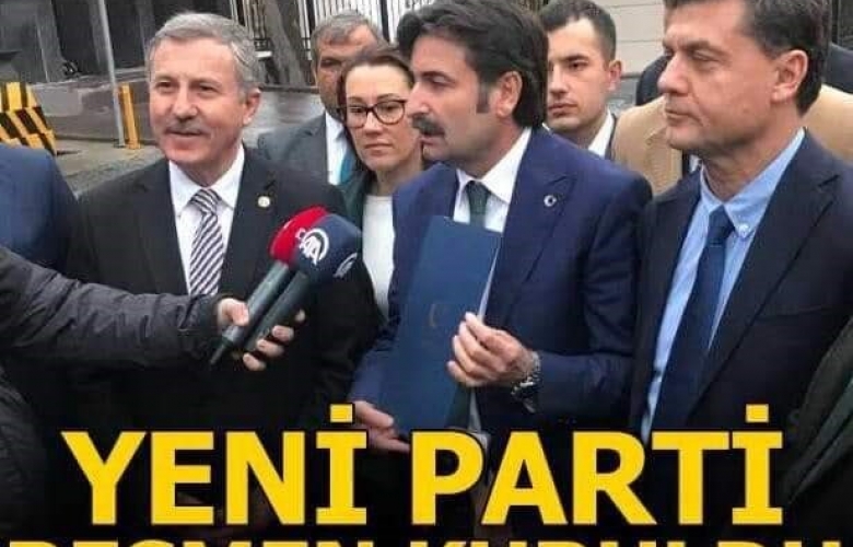KARADAĞ DAVUTOĞLUNUN "GELECEK PARTİSİ" 'NİN 154 KİŞİLİK KURUCULAR KURULU LİSTESİNDEKİ YERİNİ ALDI
