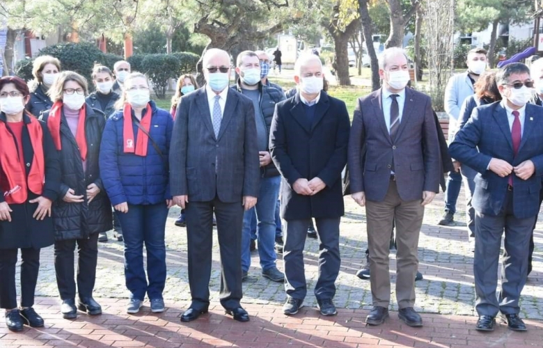 İSMET İNÖNÜ ÖLÜMÜNÜN 47. YIL DÖNÜMÜNDE DÜZENKENEN TÖREN İLE ANILDI