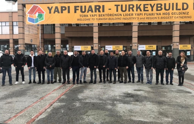 ÇTSO İNŞAAT SEKTÖRÜNDE FAALİYET GÖSTEREN ÜYELER YAPI FUARINA KATILDI