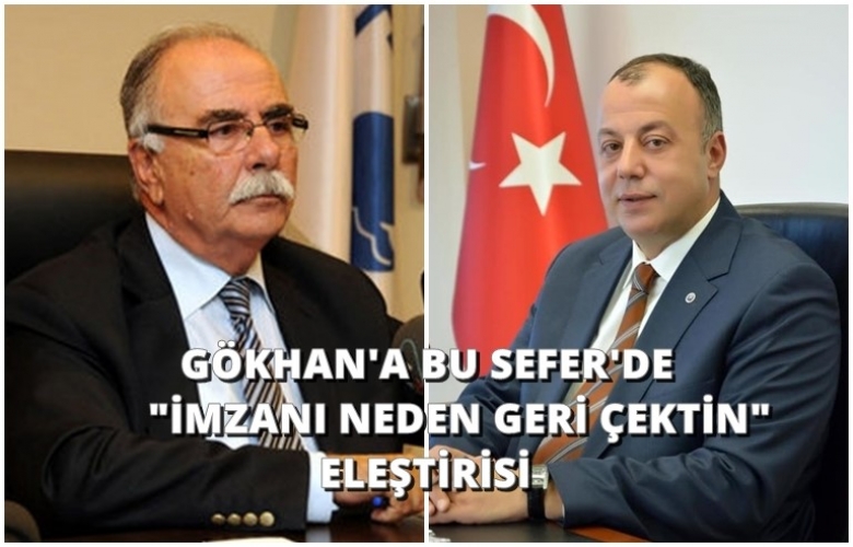 GÖKHAN BU SEFER'DE İMZASINI GERİ ÇEKTİĞİ İÇİN ELEŞTİRİLDİ