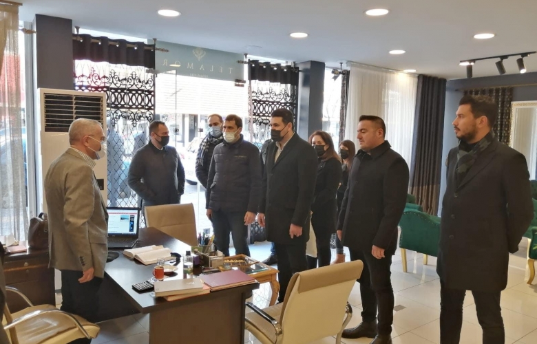 DEVA PARTİSİ ESNAF ZİYARETLERİNE DEVAM EDİYOR