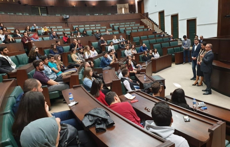 ÇOMÜ ÖĞRENCİLERİ TBMM’ DE